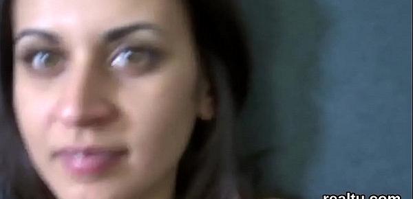  Perfect czech teen was seduced in the supermarket and screwed in pov
